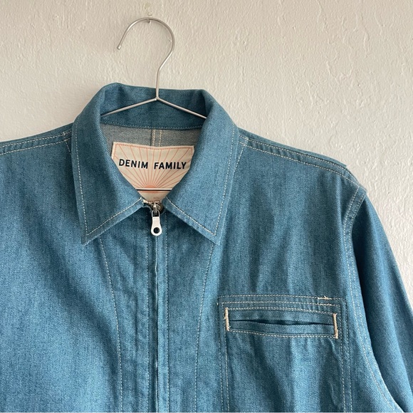 Levi’s Made & Crafted Denim Family Selvedge Zip Short Coat - Picture 3 of 6